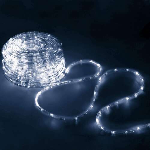 Springos 240 LED rope lights, coiled, white, for indoor and outdoor use