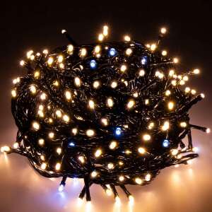 Karácsonyfa világítás szerelés, 41.5 méter, 500 LED vakuval, sárga 83644825 