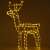 Springos reindeer light decoration with 144 LEDs, warm white light, side view