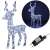 Springos LED reindeer Christmas decoration, white light, 100 LEDs