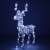 Springos LED reindeer Christmas decoration, white light, 100 LEDs