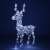 Springos LED reindeer Christmas decoration, white light, 100 LEDs