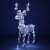Springos LED reindeer Christmas decoration, white light, 100 LEDs