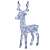 Springos LED reindeer Christmas decoration, white light, 100 LEDs