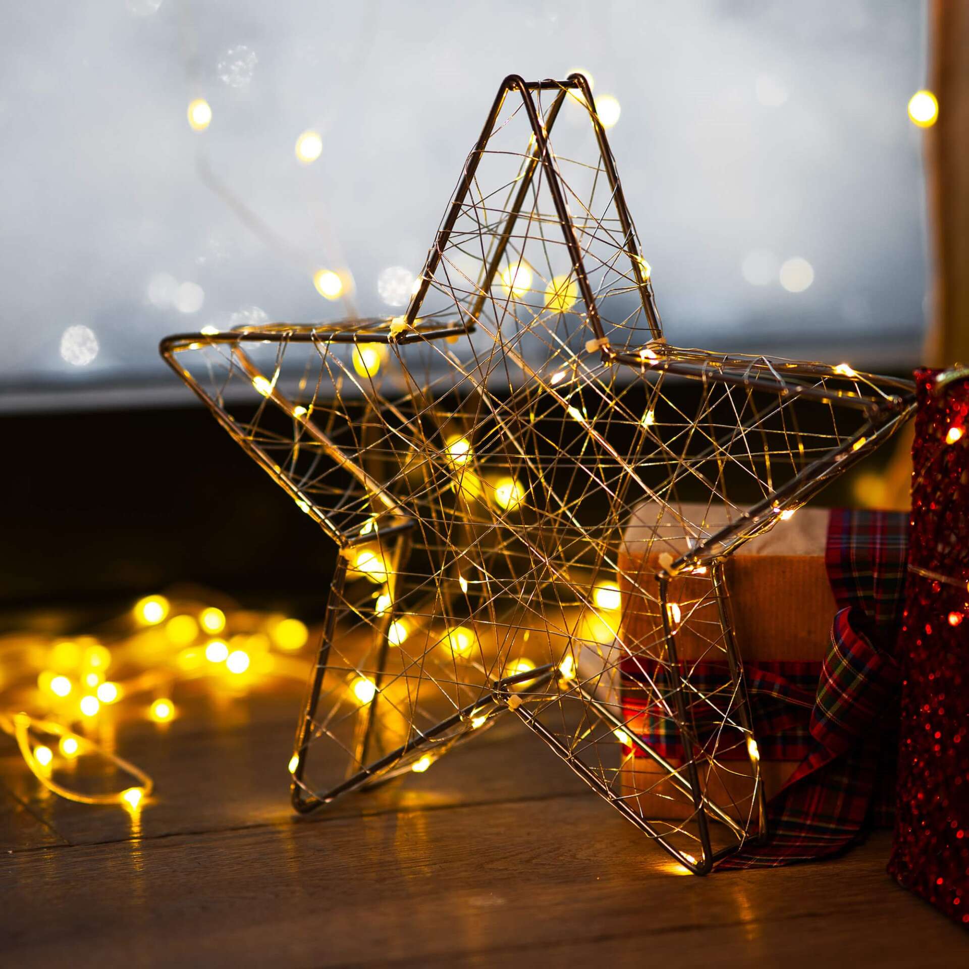 Springos 30 ledes fénydekoráció