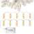 Springos 10 LED Photo Clip String Lights, warm white, battery operated
