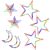 Springos 138 LED Multicolored Star and Moon String Light Decorations