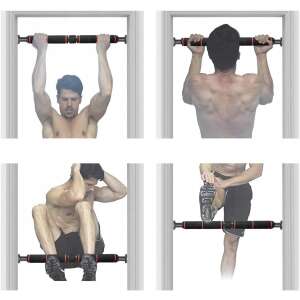 Telescopic Door Pull-up Bar, Steel, Length 64-100 cm 83650116 - Pull-up bar