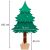 Dimensions of Springos 1.6m Diamond Artificial Christmas Tree