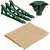 Springos 160 cm artificial Christmas tree stand parts and burlap base