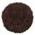 Sersimo brown round dog bed with removable cover, 100cm diameter