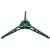 Green plastic stand for a Springos 120 cm diamond fir artificial Christmas tree