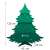 Dimensions of Springos Diamond Artificial Christmas Tree