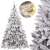 Springos Snowy Caucasian Fir Christmas Tree 220cm with lights and branch detail