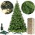 Springos Forever Green 2.2m artificial Christmas tree with lights and packaging