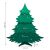 Springos Forever Green 2.2m artificial Christmas tree dimensions