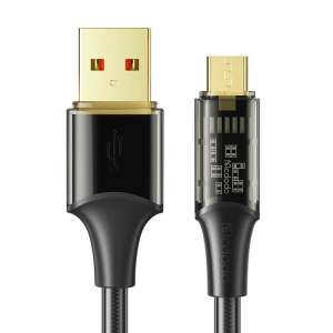 Mcdodo CA-2100 1,2m-es Micro USB kábel, fekete, gyors töltés, adatátvitel - USB kábel