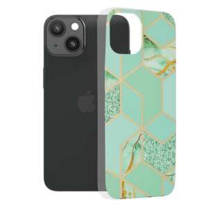 Techsuit - Marble Series - iPhone 14 - Green Hex (KF2311302) 83664510 