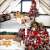Decorated Springos Winter Glow snow flocked Christmas tree in a bedroom setting