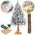 Springos Winter Glow 2.2m snow flocked Christmas tree with accessories