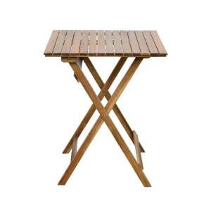 Wooden Folding Table for Balcony or Garden, Sersimo Art Garden, 60x60cm
