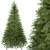 Springos Lucfenyő 100% premium light artificial Christmas tree, 220 cm tall, two views