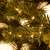 Springos 150 cm Artificial Christmas Tree, Spruce, Green, Close-up of branches with lights