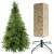 Springos 150 cm Artificial Christmas Tree, Spruce, Green, with stand and box