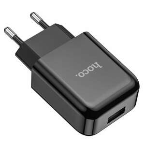 Hoco Vigor N2 USB-A Wandladegerät, 10W, 2.1A, schwarz - Netzwerkadapter