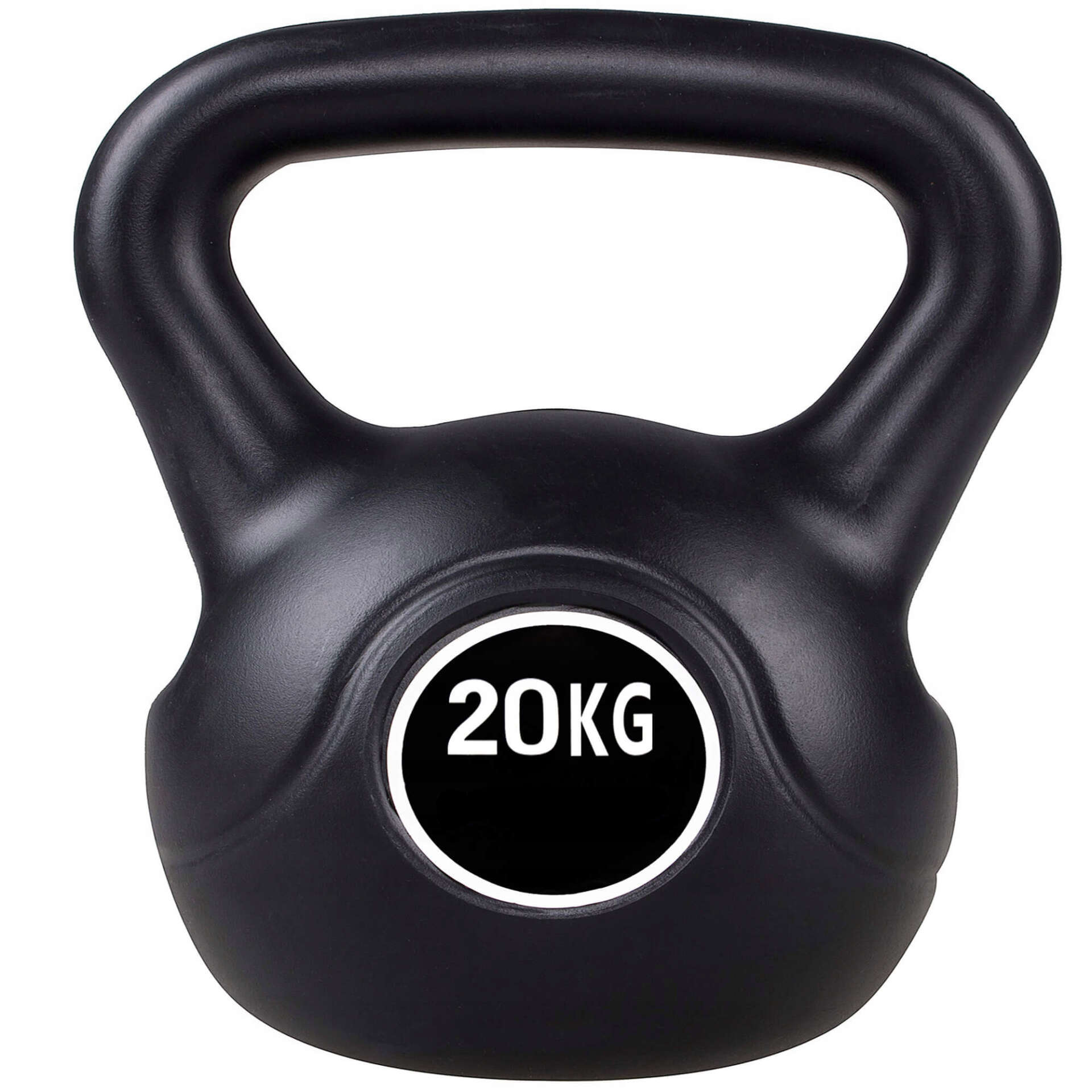 Springos Kettlebell 20kg - Fekete