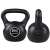Kettlebell Springos 20kg, čierna, predný a bočný pohľad