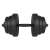 Springos 20kg adjustable dumbbells, black, home gym workout