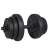 Springos 20kg adjustable dumbbells, black, home gym workout