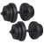 Springos 20kg adjustable dumbbells, black, home gym workout