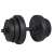 Springos 20kg adjustable dumbbells, black, home gym workout