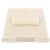 Springos beige hanging closet organizer folded, close-up