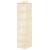 Springos beige 6-shelf hanging closet organizer isolated