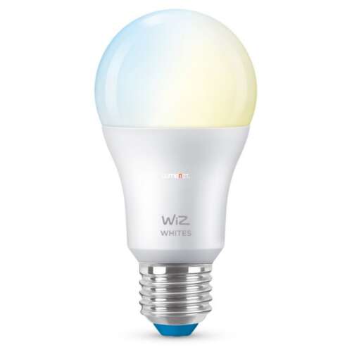 WiZ Wi-Fi A60 E27 LED izzó, 8W, 806lm, CRI90, 2700-6500K, okos szabályozás, hangolható fehér