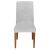 Springos light grey chair cover on dining chair