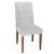 Springos light grey universal chair cover on chair