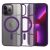 Techsuit MagSafe iPhone 13 Pro tok telefonnal - Lila