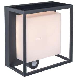 LUTEC CURTIS lampă de perete LED solară cu senzor de mișcare - Lămpi de perete pentru exterior