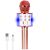 Springos rózsaszín karaoke mikrofon USB kábelekkel