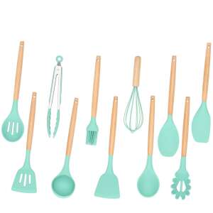 Springos kitchen utensils set, 11 pieces, mint green - Kitchen & dining