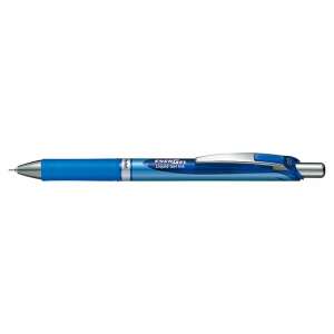 Pentel EnerGel BLN75 kék zselés toll, 0,5 mm, behúzható, klipszel - Pentel