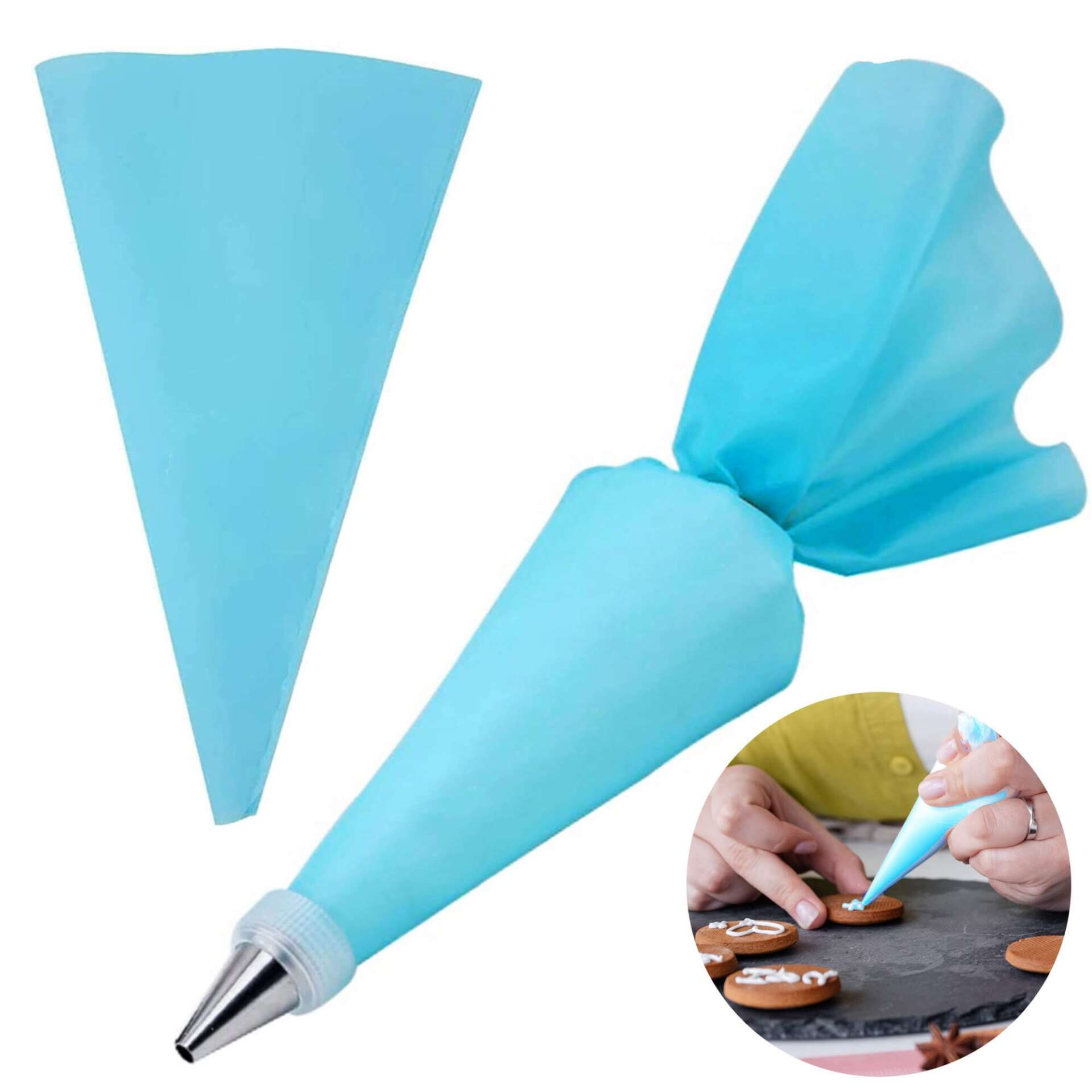 Springos szilikon Habzsák 35cm - Kék