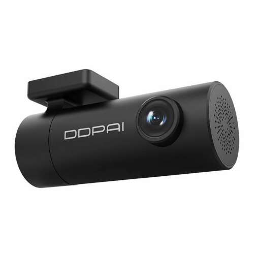 Camera auto DDPAI Mini Pro GPS DUAL, camera fata, 1296P UHD, WiFi, unghi 140 grade, Negru (DDMINIPRO)