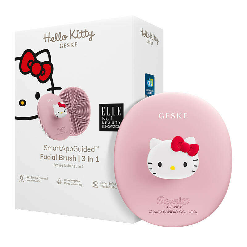 Geske 4 az 1-ben Okos arctisztító kefe, Hello Kitty rózsaszín (HK...