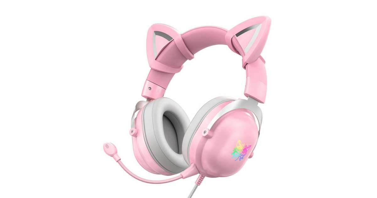 Gaming headphones ONIKUMA X11 Pink (X11P RGB) | Pepita.com