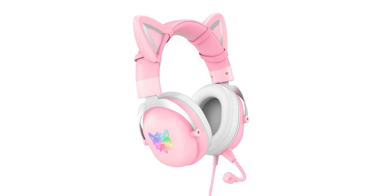Gaming headphones ONIKUMA X11 Pink (X11P RGB) | Pepita.com